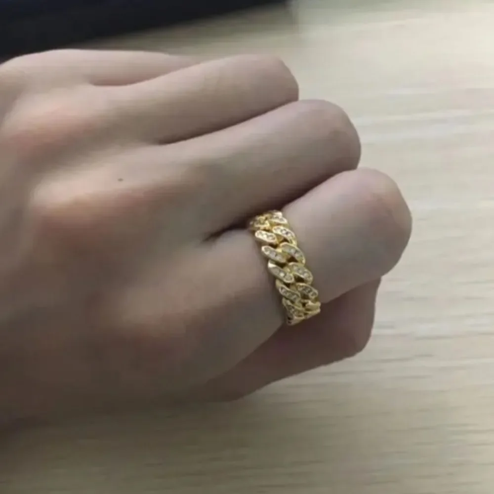Mens Diamond chain ring